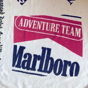 Vintage 90s Marlboro beach towel